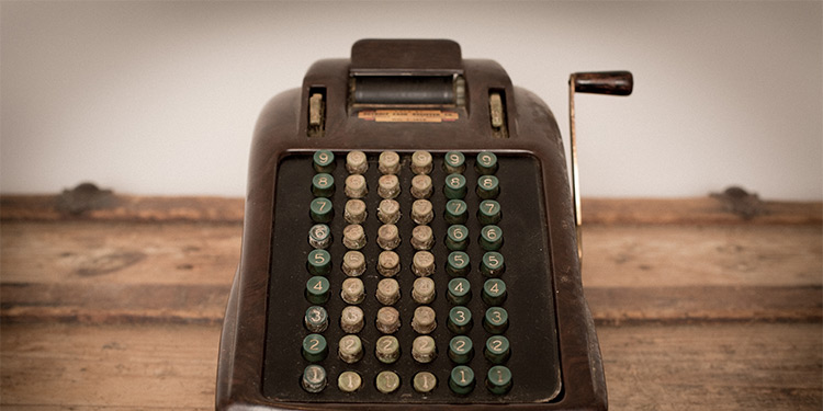 old style calculator